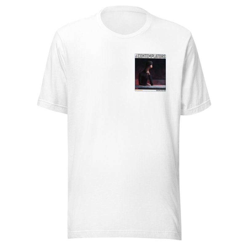 Camiseta Esencial · Blanco · delante — Petrauskas, Contemplator #100 · provisional