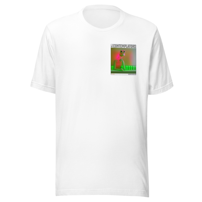 Camiseta Esencial · Blanco · delante — Cluain, Contemplator #142 · provisional