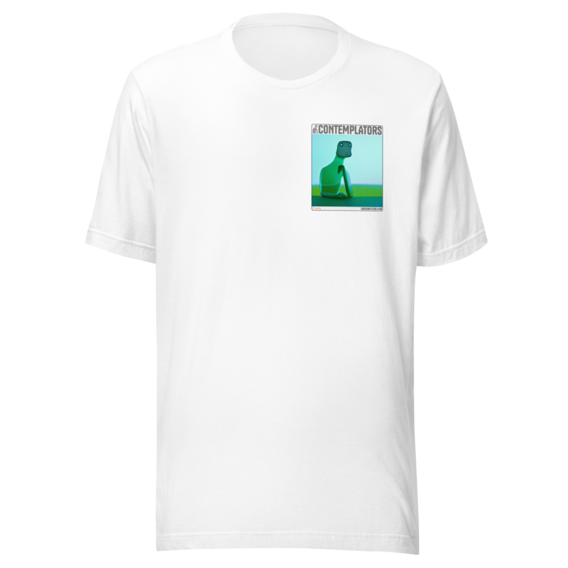 Camiseta Esencial · Blanco · delante — Claro, Contemplator #118 · provisional