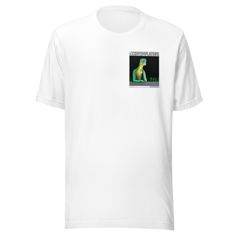 Camiseta Esencial · Blanco · delante — Cluron, Contemplator #133 · provisional