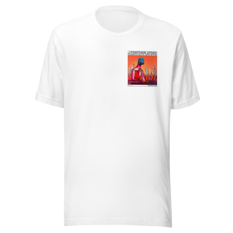 Camiseta Esencial · Blanco · delante — Santoro, Contemplator #086 · provisional