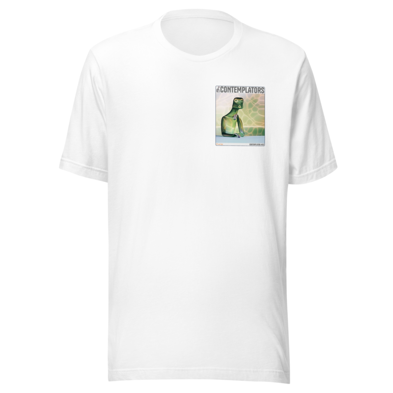Camiseta Esencial · Blanco · delante — Clurex, Contemplator #157 · provisional