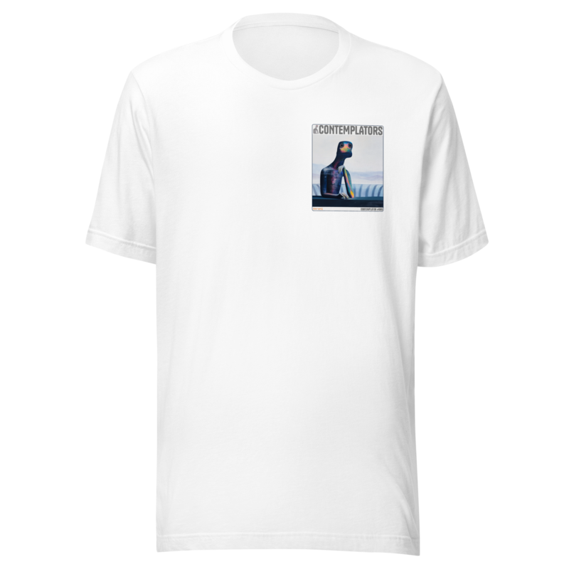 Camiseta Esencial · Blanco · delante — Amrani, Contemplator #089 · provisional