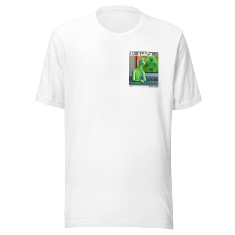 Camiseta Esencial · Blanco · delante — Cluma, Contemplator #187 · provisional