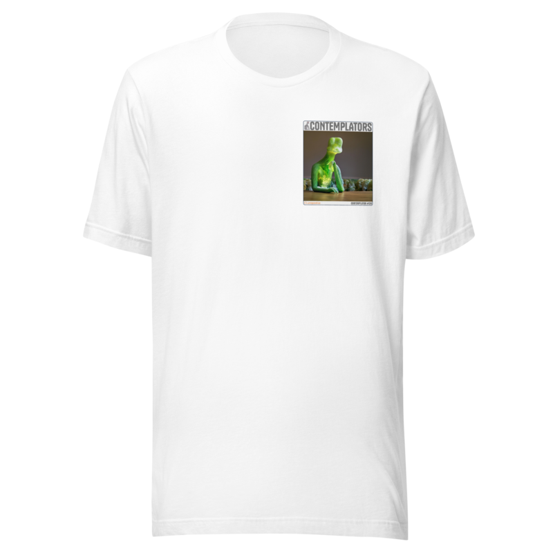 Camiseta Esencial · Blanco · delante — Clinopodio, Contemplator #124 · provisional