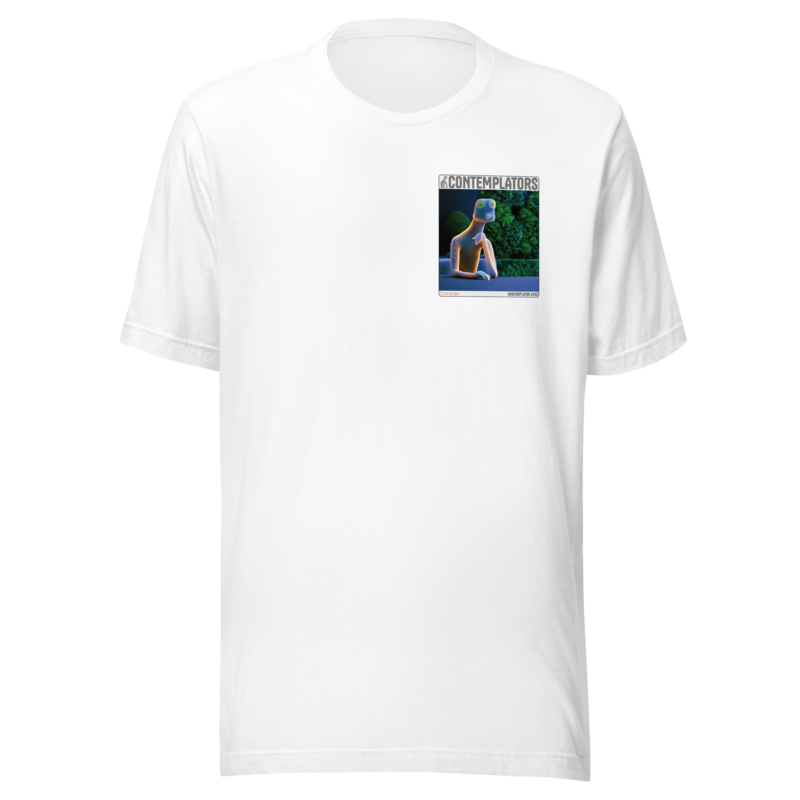 Camiseta Esencial · Blanco · delante — Clorindo, Contemplator #123 · provisional