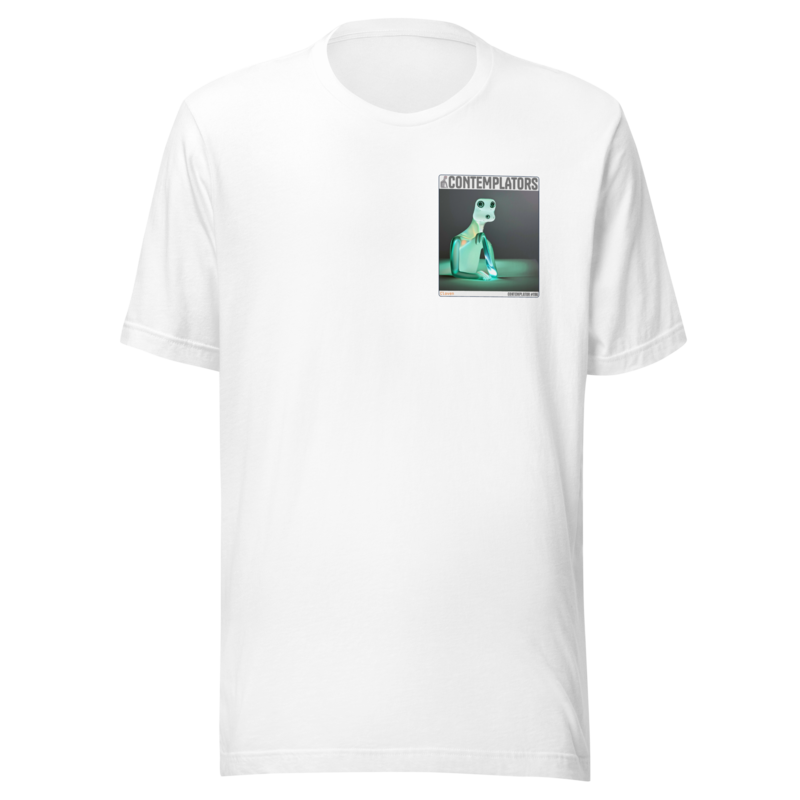 Camiseta Esencial · Blanco · delante — Cloven, Contemplator #196 · provisional