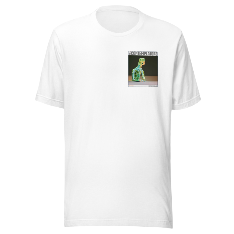Camiseta Esencial · Blanco · delante — Cloutier, Contemplator #155 · provisional