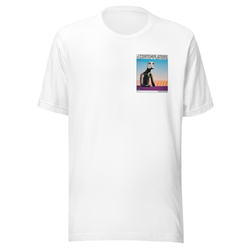 Camiseta Esencial · Blanco · delante — Gupta, Contemplator #091 · provisional