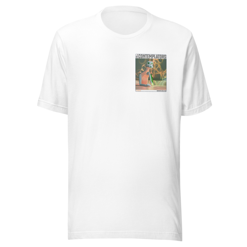 Camiseta Esencial · Blanco · delante — Clomina, Contemplator #156 · provisional