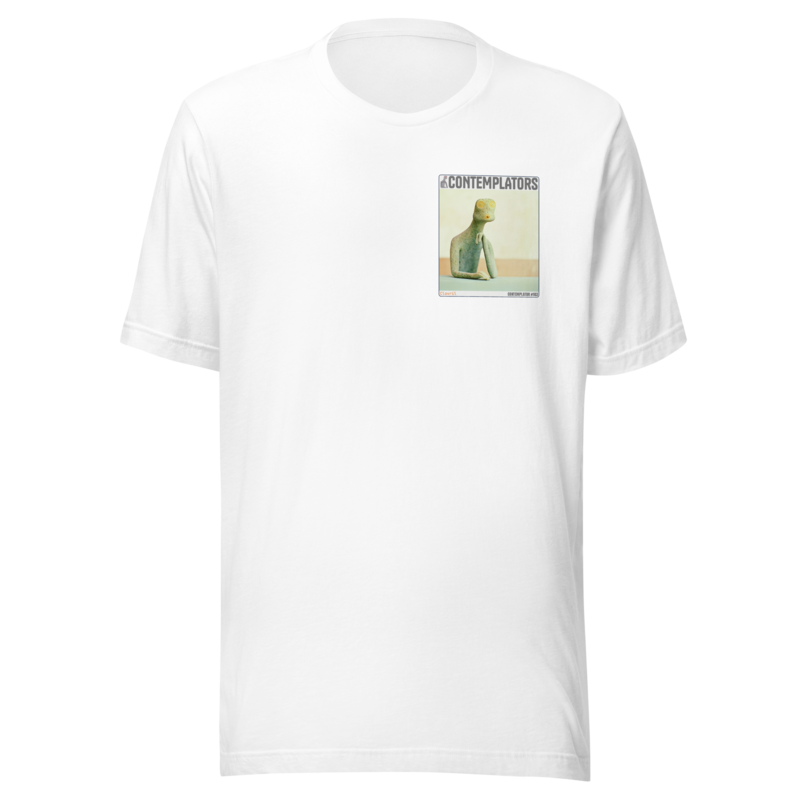 Camiseta Esencial · Blanco · delante — Clovril, Contemplator #103 · provisional