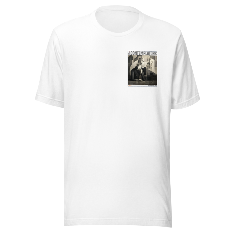 Camiseta Esencial · Blanco · delante — Cubic, Contemplator #080 · provisional