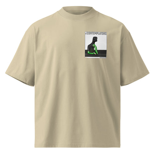 Camiseta Oversize · Piedra · delante — Aero, Contemplator #004