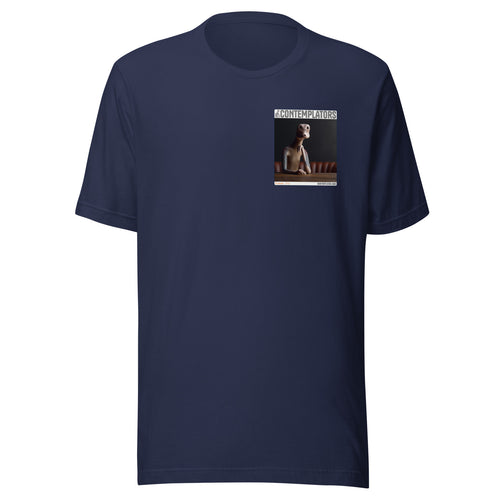 Camiseta Esencial · Azul marino · delante — Alabau Ito, Contemplator #001