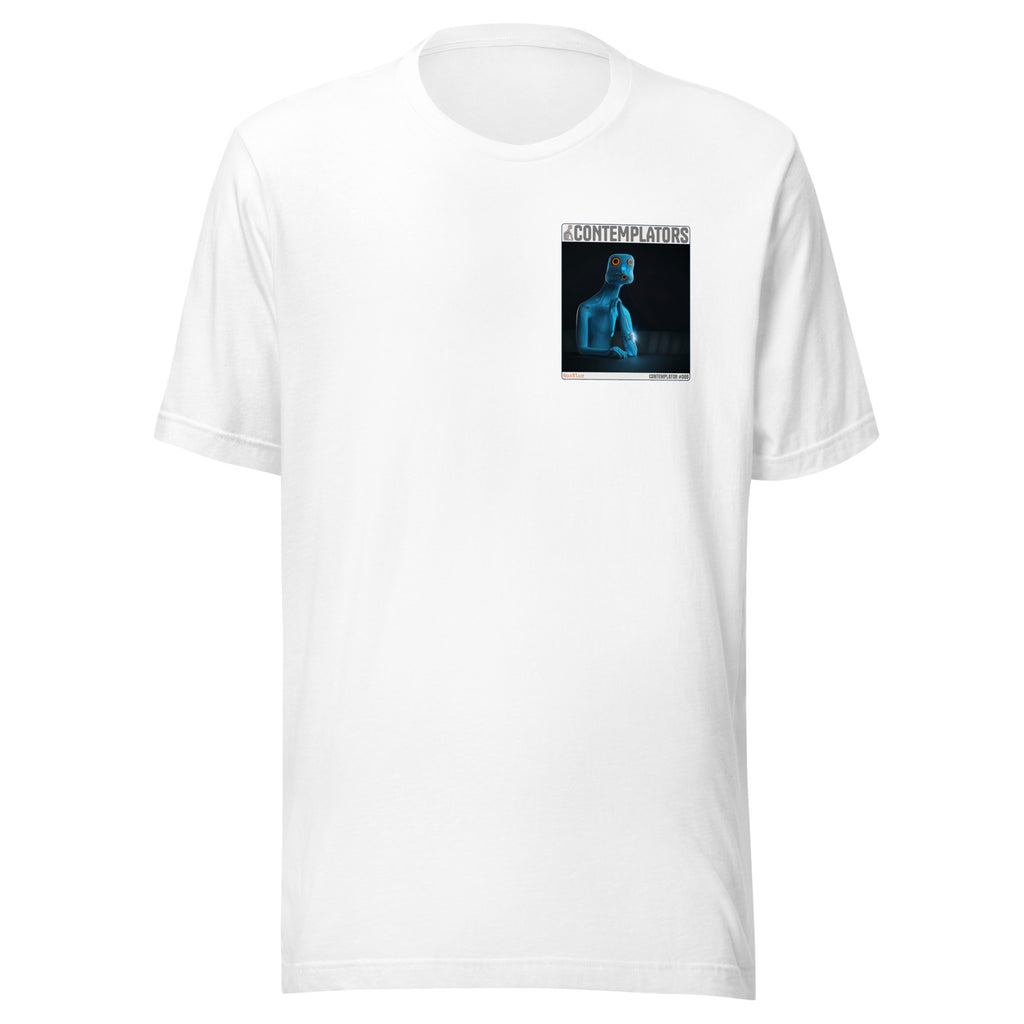 Camiseta Esencial · Blanco · delante — NoxBlue, Contemplator #008