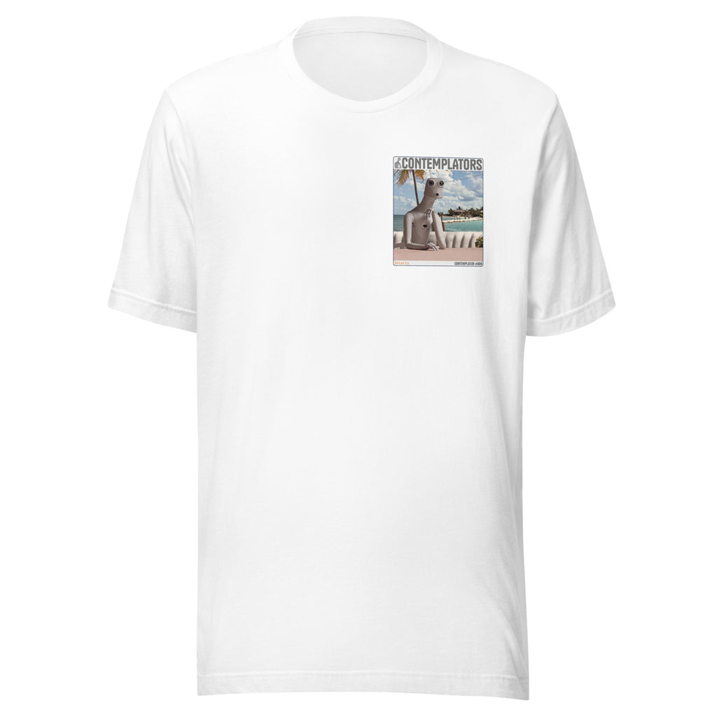 Camiseta Esencial · Blanco · delante — Solaris, Contemplator #009