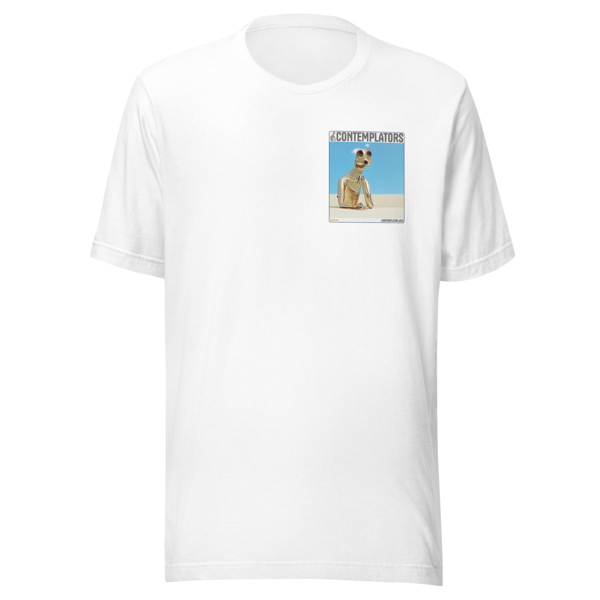 Camiseta Esencial · Blanco · delante — Sahar, Contemplator #011