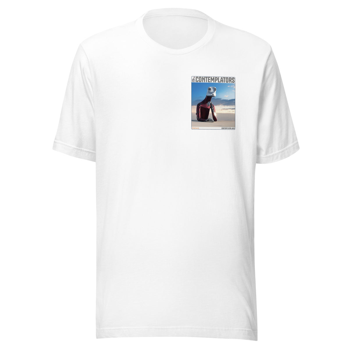 Camiseta Esencial · Blanco · delante — Akakaze, Contemplator #014