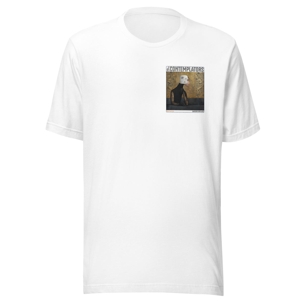 Camiseta Esencial · Blanco · delante — Nocturna, Contemplator #015