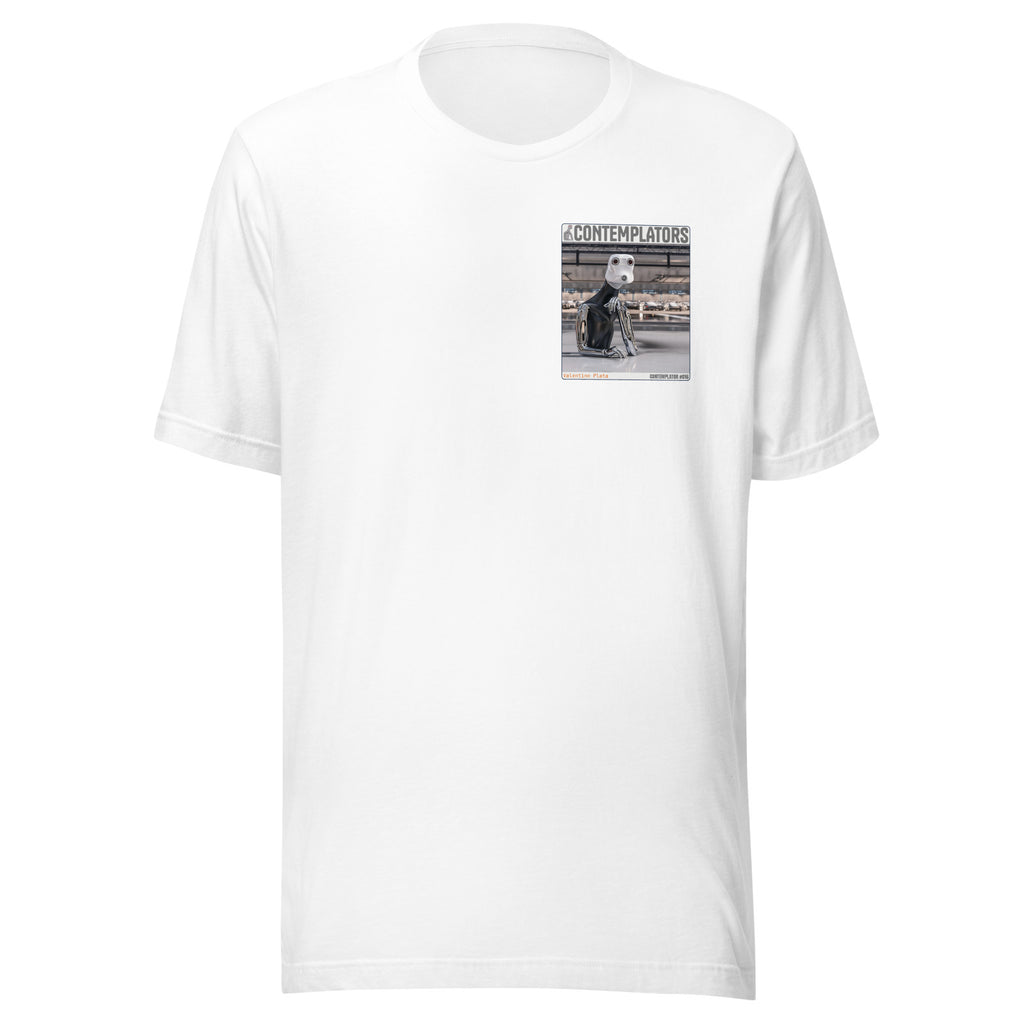 Camiseta Esencial · Blanco · delante — Valentino Plata, Contemplator #016