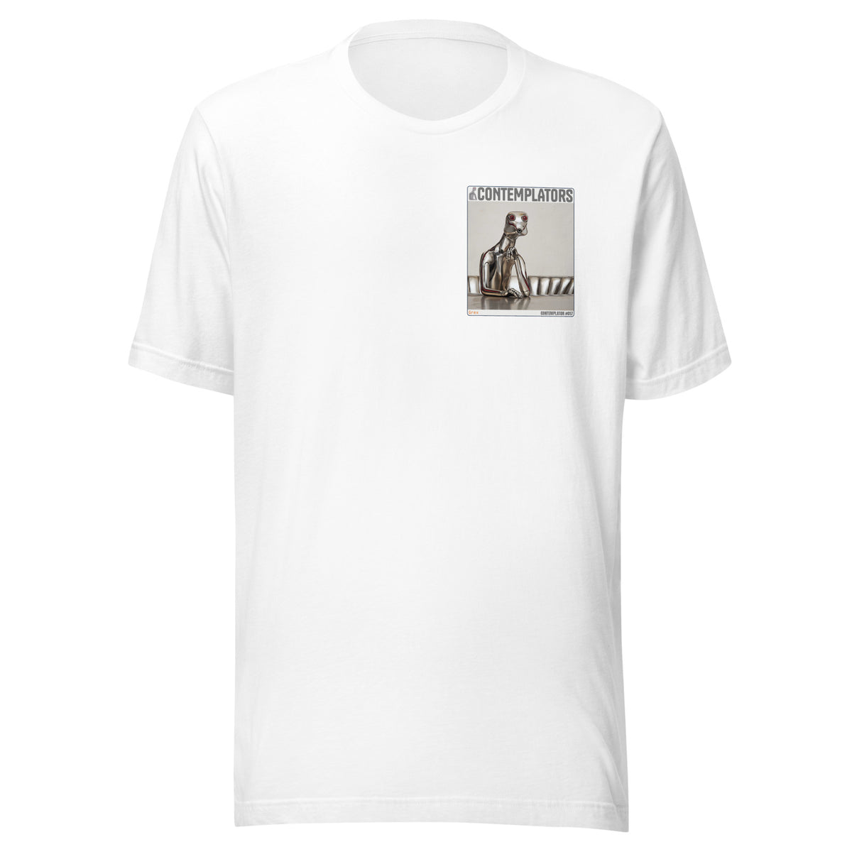 Camiseta Esencial · Blanco · delante — Grex, Contemplator #017