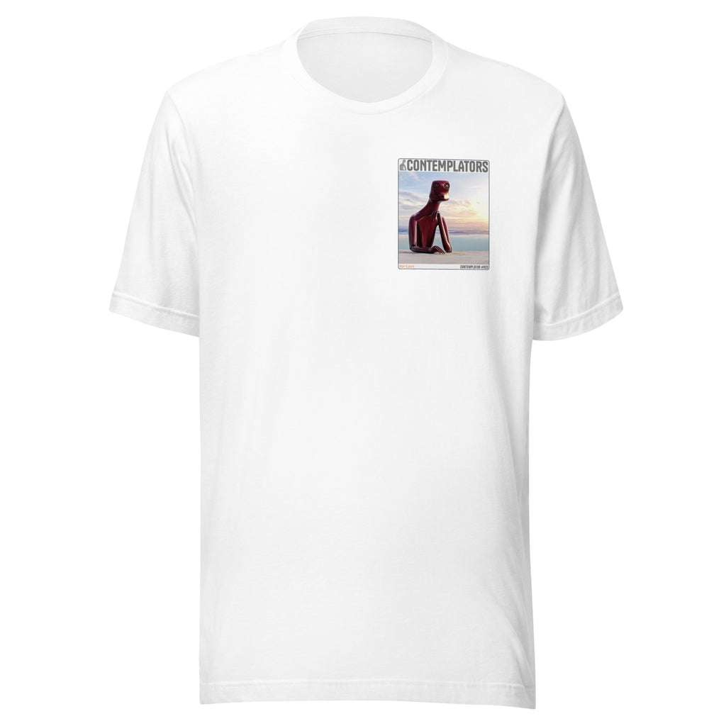Camiseta Esencial · Blanco · delante — Horizon, Contemplator #023