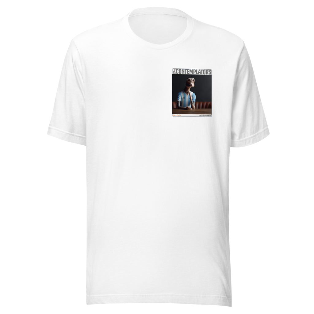 Camiseta Esencial · Blanco · delante — Barrilete, Contemplator #028