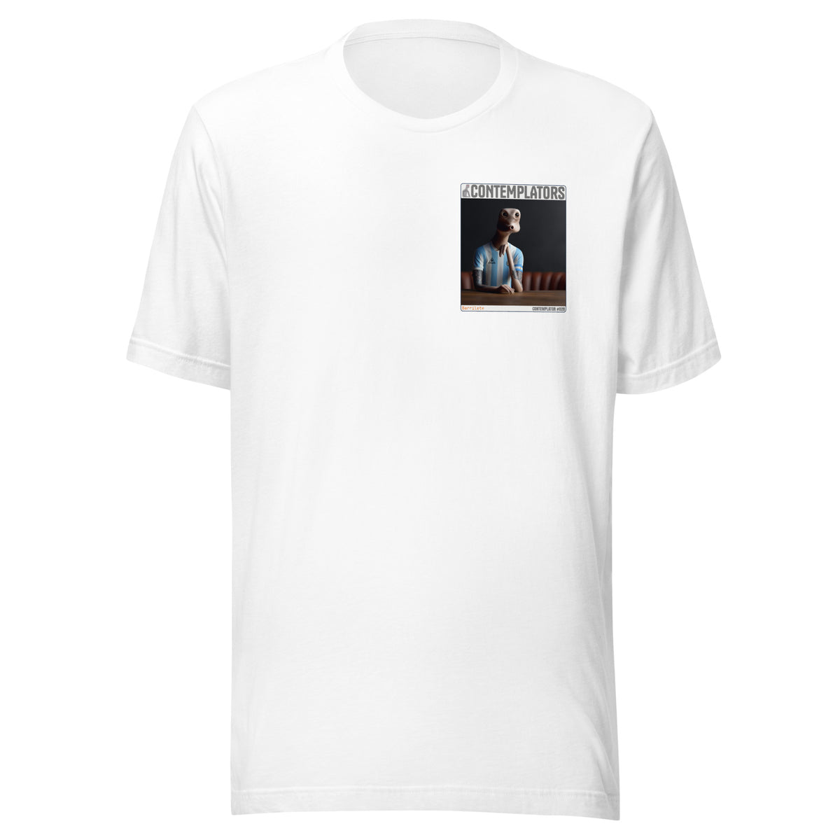 Camiseta Esencial · Blanco · delante — Barrilete, Contemplator #028