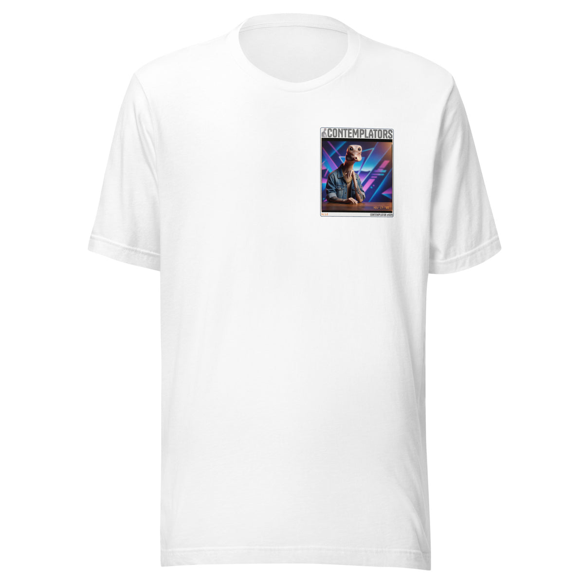 Camiseta Esencial · Blanco · delante — Acid, Contemplator #029