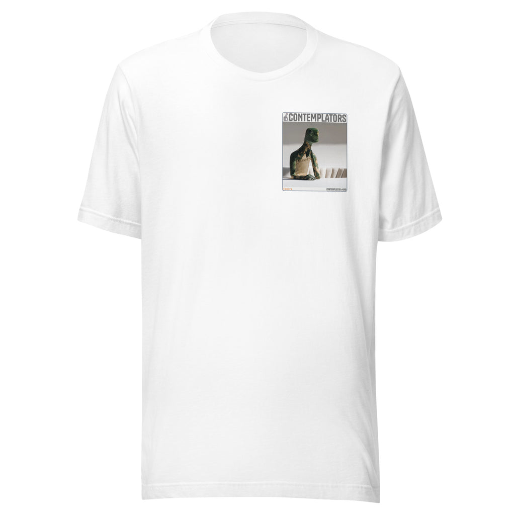 Camiseta Esencial · Blanco · delante — Esmora, Contemplator #040