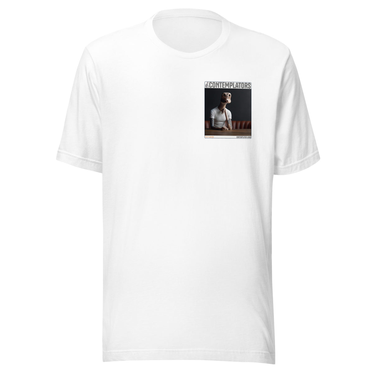 Camiseta Esencial · Blanco · delante — Fernando, Contemplator #048