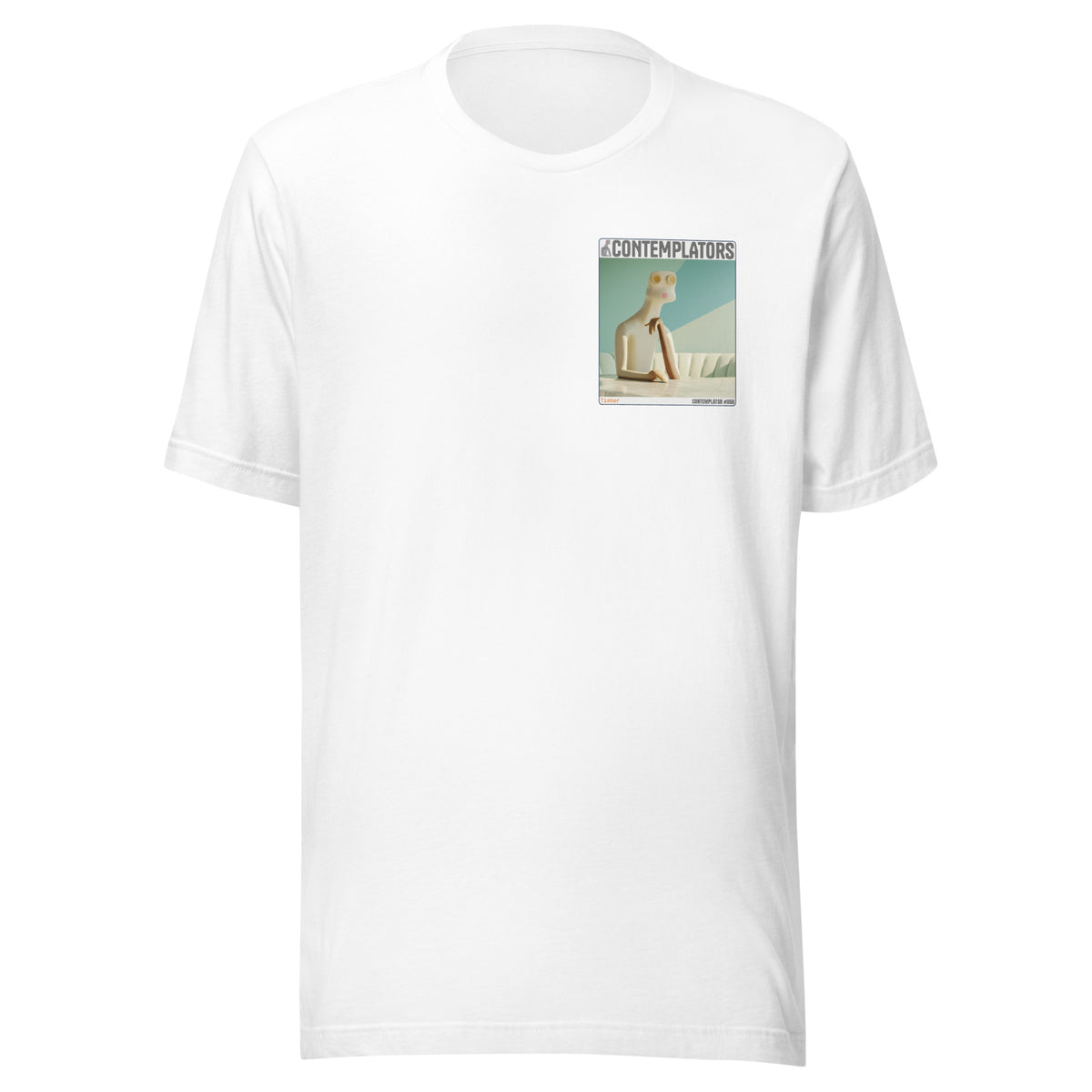 Camiseta Esencial · Blanco · delante — Timber, Contemplator #050