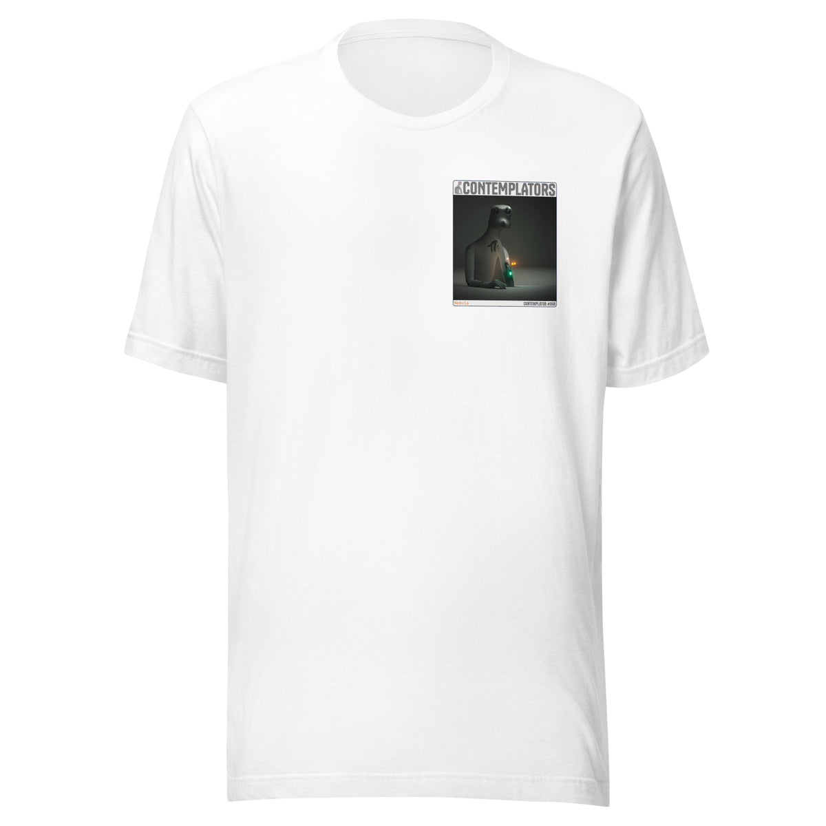 Camiseta Esencial · Blanco · delante — Nebula, Contemplator #058