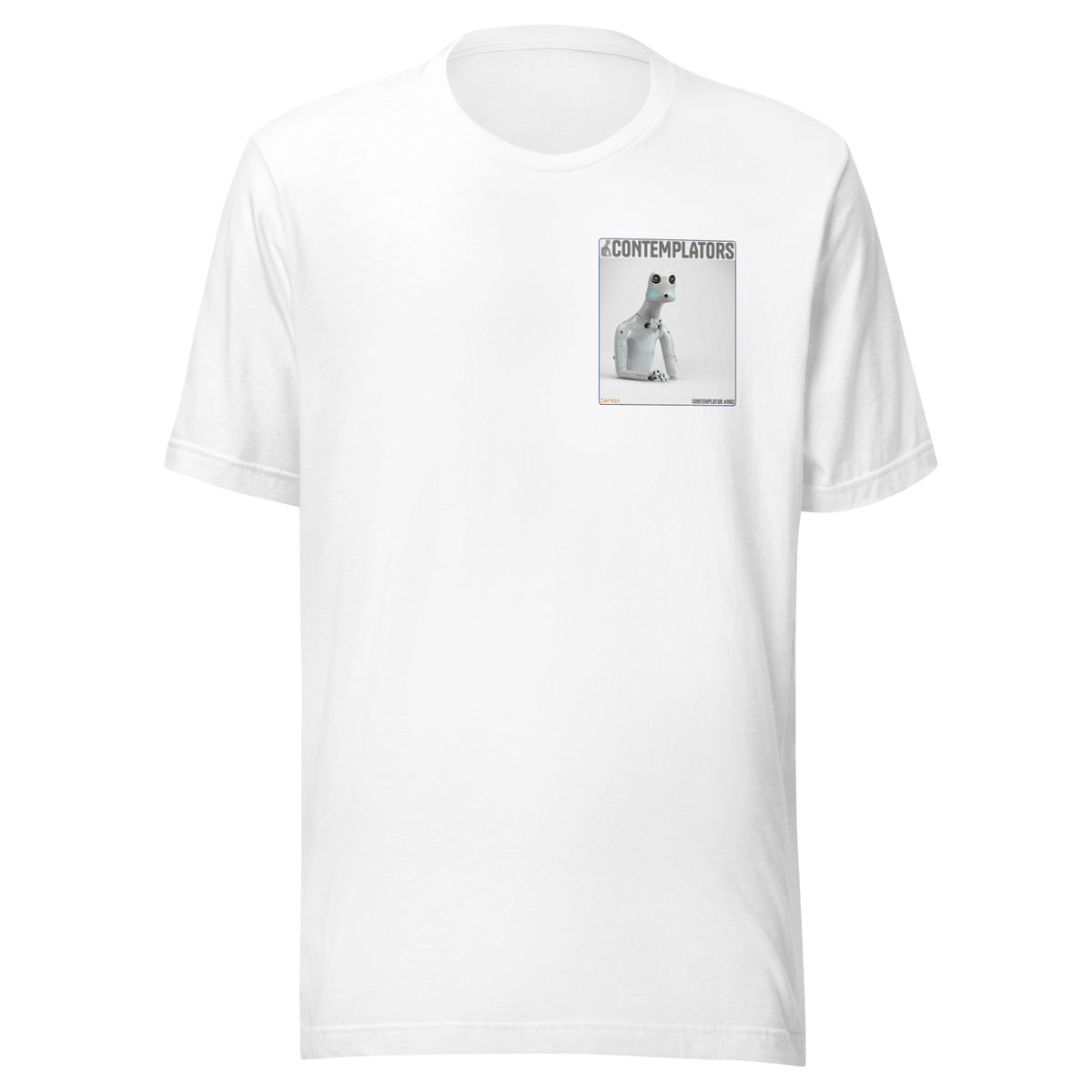 Camiseta Esencial · Blanco · delante — Carmin, Contemplator #062