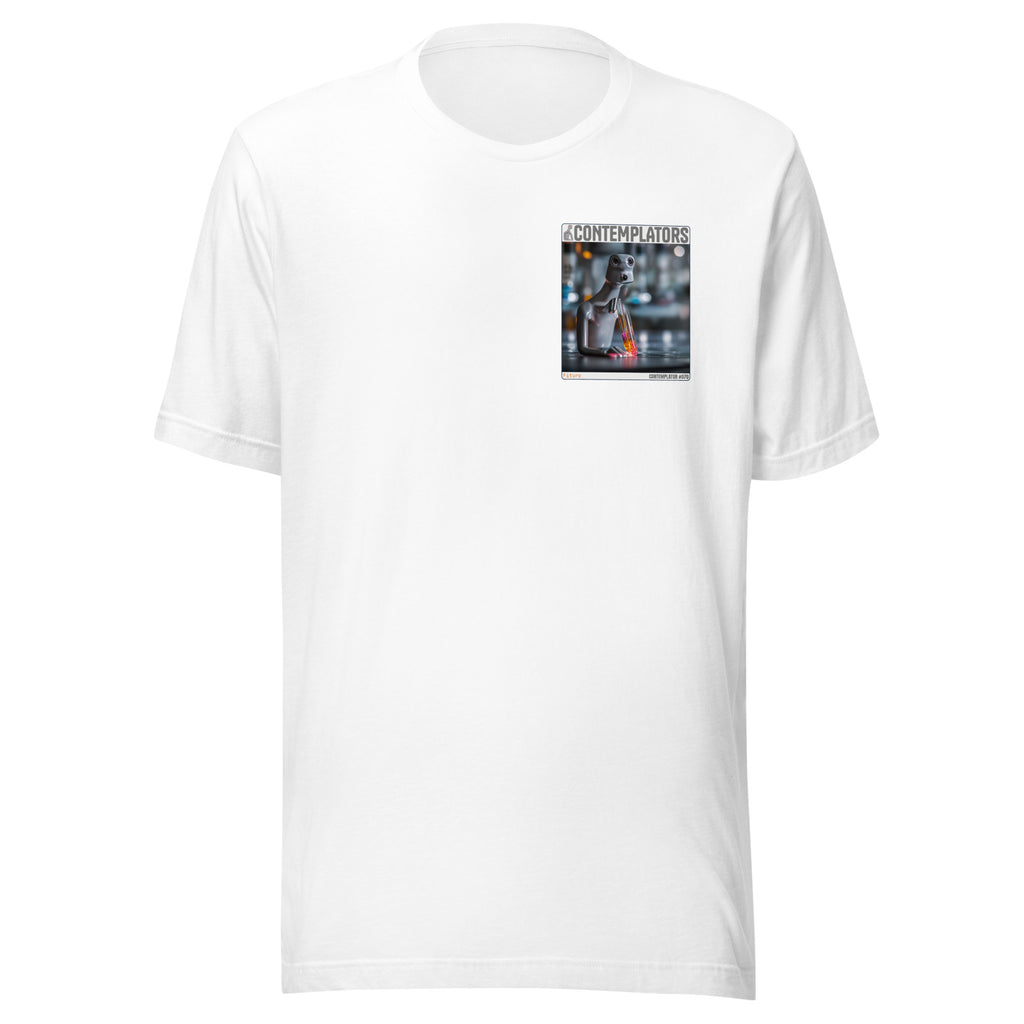 Camiseta Esencial · Blanco · delante — Fituro, Contemplator #070